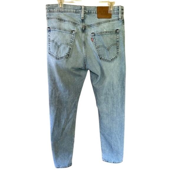 Levi’s 512 Slim Taper Jeans Men’s W33 L30 Light Wash Premium Denim - Picture 3 of 9